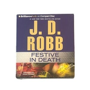 J.D. Robb Festive In Death Audiobook CD Abridged Susan Ericksen Eve Dallas New